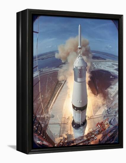 Apollo 11 Taking Off For Its Manned Moon Landing Mission-Ralph Morse-Framed Premier Image Canvas