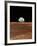 Apollo 11 View of Earth Rising Over Moon's Horizon-null-Framed Photographic Print