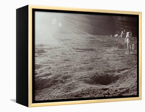 Apollo 12: Astronaut-null-Framed Premier Image Canvas