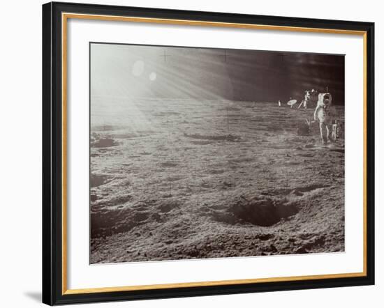 Apollo 12: Astronaut-null-Framed Photographic Print