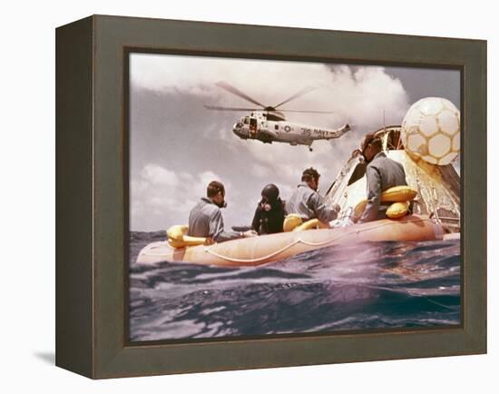 Apollo 12 Pacific Recovery-null-Framed Stretched Canvas