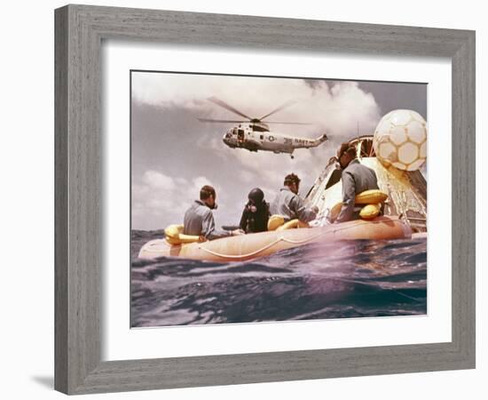 Apollo 12 Pacific Recovery-null-Framed Photo