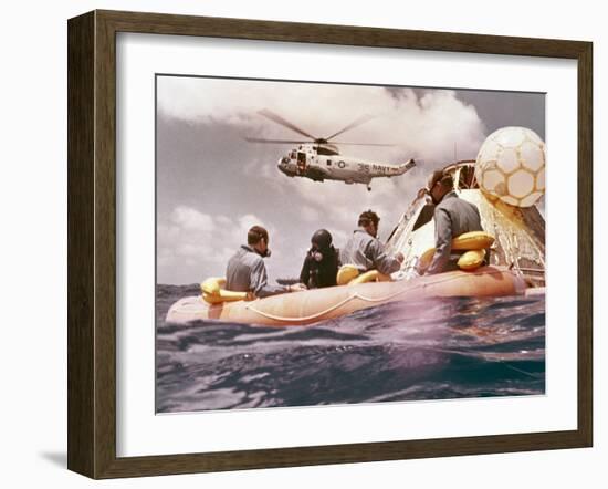 Apollo 12 Pacific Recovery-null-Framed Photo