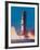 Apollo 13 Spacecraft Lifting Off from Lauch Pad a at Cape Kennedy Space Center-null-Framed Photographic Print