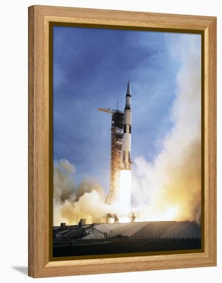 Apollo 15 1971-null-Framed Premier Image Canvas