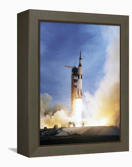 Apollo 15 1971-null-Framed Premier Image Canvas