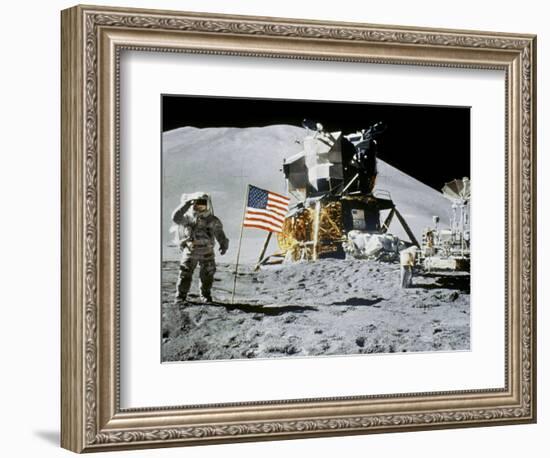 Apollo 15: Jim Irwin, 1971-null-Framed Photographic Print