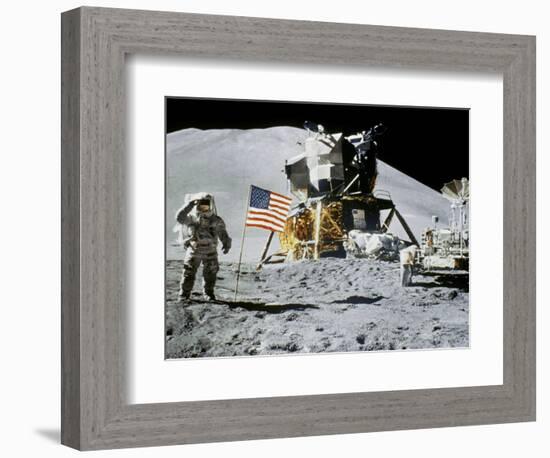 Apollo 15: Jim Irwin, 1971-null-Framed Photographic Print