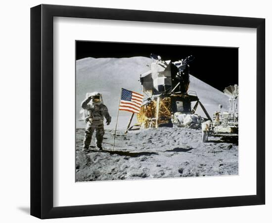 Apollo 15: Jim Irwin, 1971-null-Framed Photographic Print