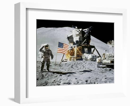 Apollo 15: Jim Irwin, 1971-null-Framed Photographic Print