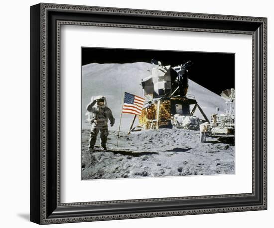 Apollo 15: Jim Irwin, 1971-null-Framed Photographic Print