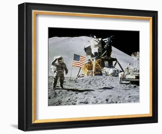 Apollo 15: Jim Irwin, 1971-null-Framed Photographic Print