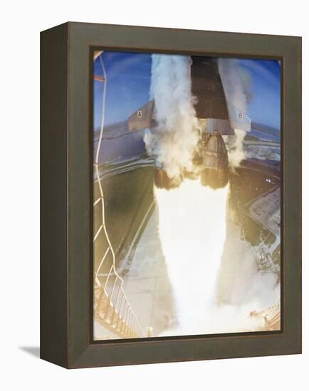 Apollo 15 Launch 1971-null-Framed Premier Image Canvas