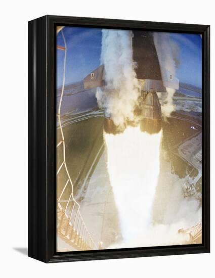 Apollo 15 Launch 1971-null-Framed Premier Image Canvas