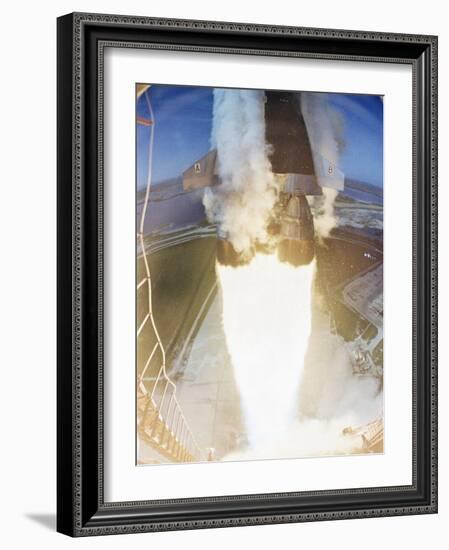 Apollo 15 Launch 1971-null-Framed Photographic Print