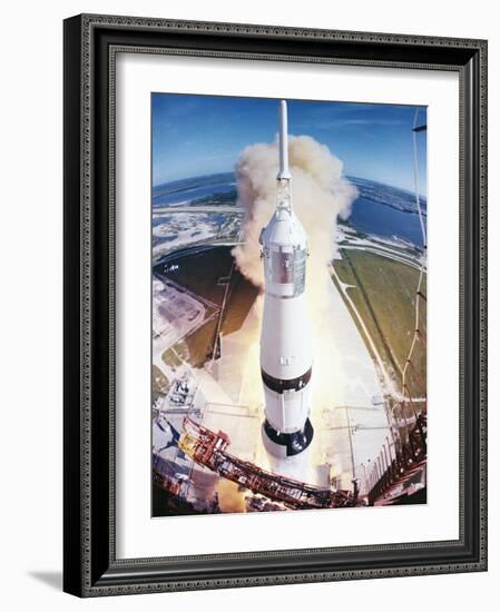 Apollo 15 Launcher 1971-null-Framed Photographic Print