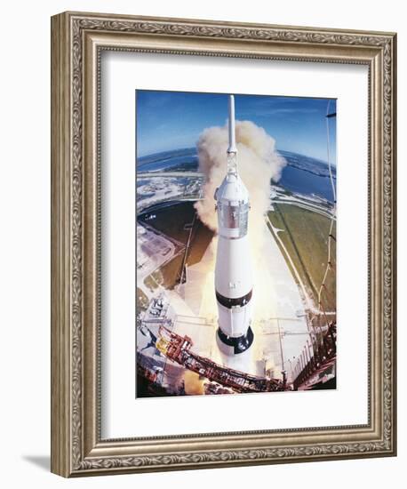 Apollo 15 Launcher 1971-null-Framed Photographic Print