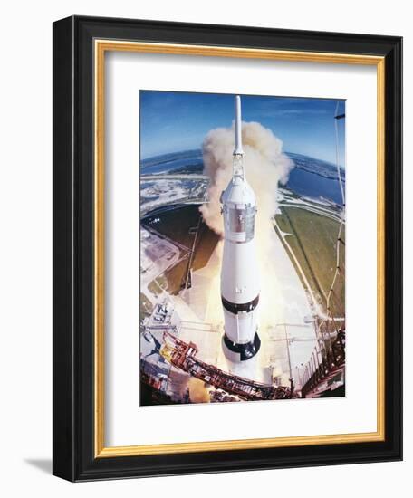 Apollo 15 Launcher 1971-null-Framed Photographic Print