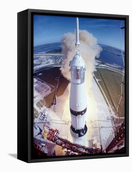 Apollo 15 Lifting Off Fr. Kennedy Space Center-null-Framed Premier Image Canvas