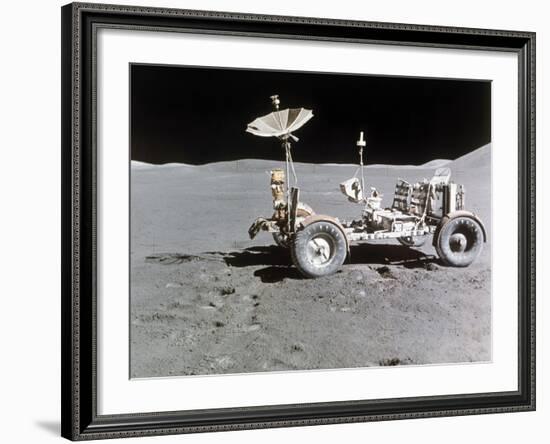 Apollo 15 Moon Surface 1971-null-Framed Photographic Print