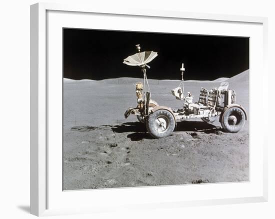 Apollo 15 Moon Surface 1971-null-Framed Photographic Print