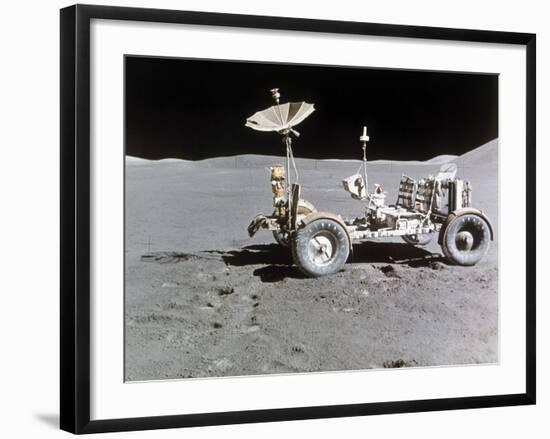 Apollo 15 Moon Surface 1971-null-Framed Photographic Print