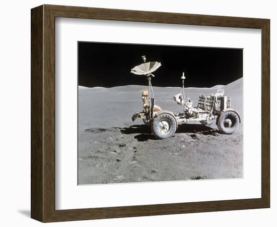 Apollo 15 Moon Surface 1971-null-Framed Photographic Print