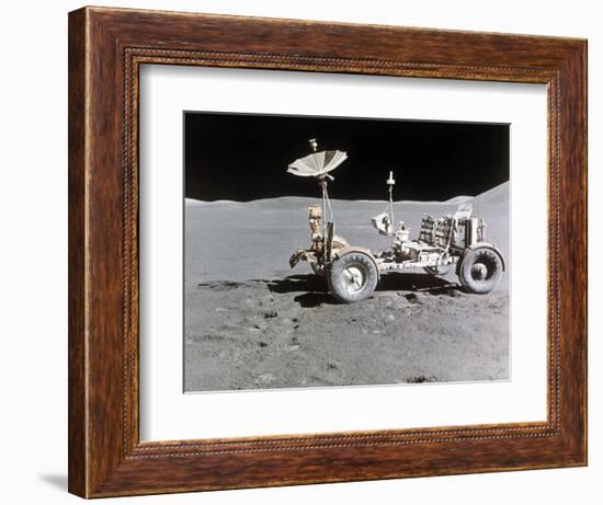 Apollo 15 Moon Surface 1971-null-Framed Photographic Print