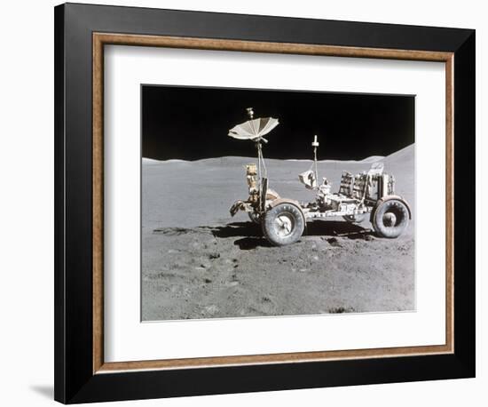 Apollo 15 Moon Surface 1971-null-Framed Photographic Print