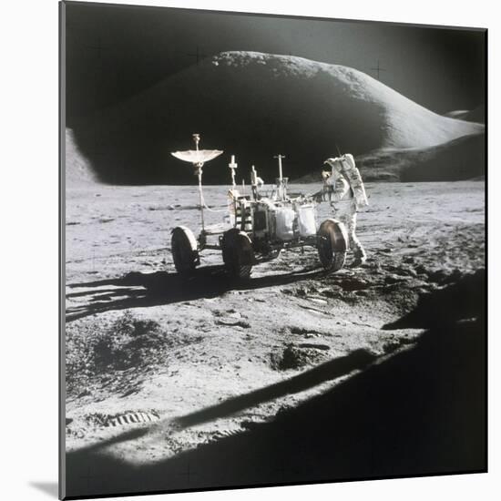 Apollo 15 Moonwalk 1971-null-Mounted Photographic Print