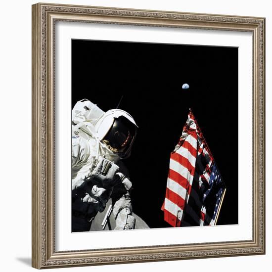 Apollo 17 - 1972-null-Framed Giclee Print