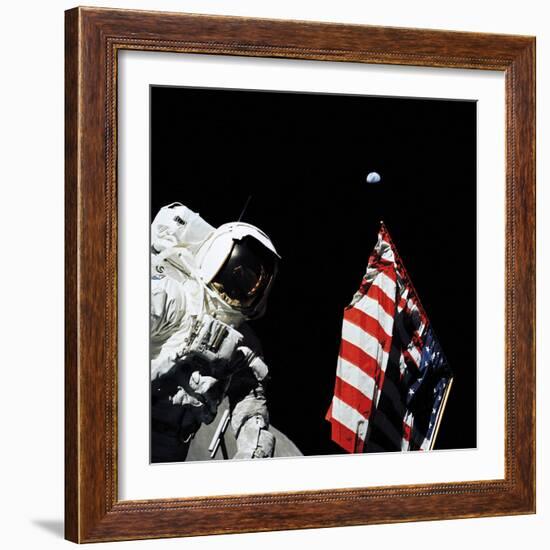 Apollo 17 - 1972-null-Framed Giclee Print