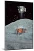 Apollo 17 Ascent Stage, Artwork-Richard Bizley-Mounted Photographic Print