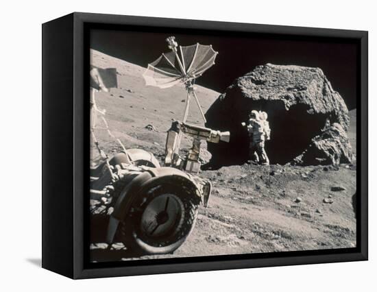 Apollo 17, December 1972:-null-Framed Premier Image Canvas