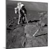 Apollo 17 Geologist-Astronaut Harrison Schmitt Covered with Lunar Dirt-null-Mounted Photo