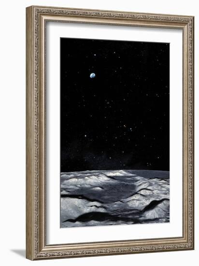 Apollo 17 Landing Site on Moon-Chris Butler-Framed Photographic Print