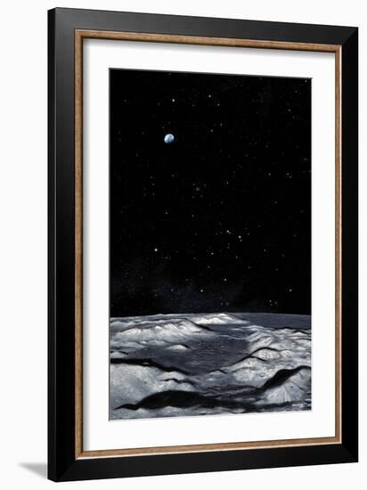 Apollo 17 Landing Site on Moon-Chris Butler-Framed Photographic Print