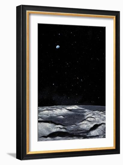 Apollo 17 Landing Site on Moon-Chris Butler-Framed Photographic Print