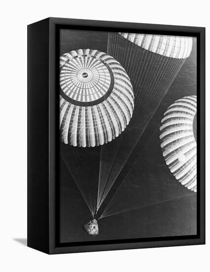 Apollo 17 Parachuting into Pacific-Bob Flora-Framed Premier Image Canvas