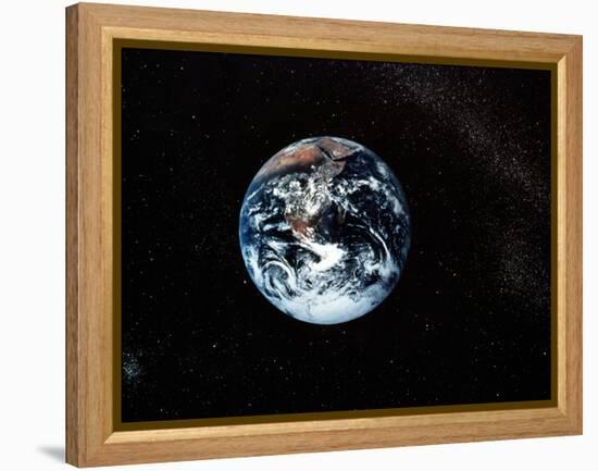 Apollo 17 Photo of Whole Earth-null-Framed Premier Image Canvas