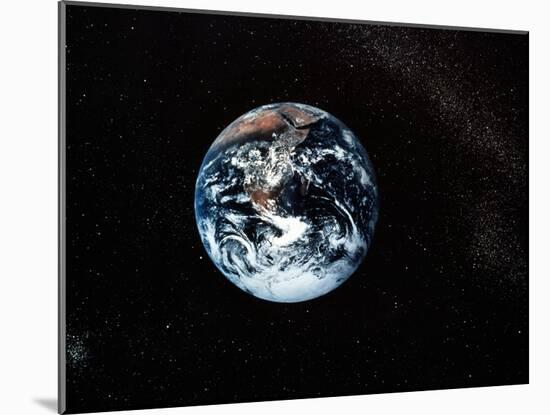 Apollo 17 Photo of Whole Earth-null-Mounted Photographic Print