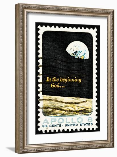 Apollo 8 1969-LawrenceLong-Framed Art Print