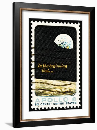 Apollo 8 1969-LawrenceLong-Framed Art Print