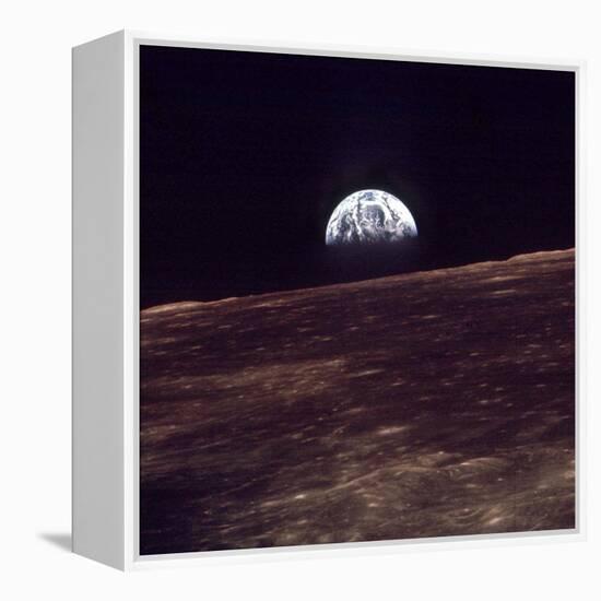 Apollo 8 Earth-null-Framed Premier Image Canvas