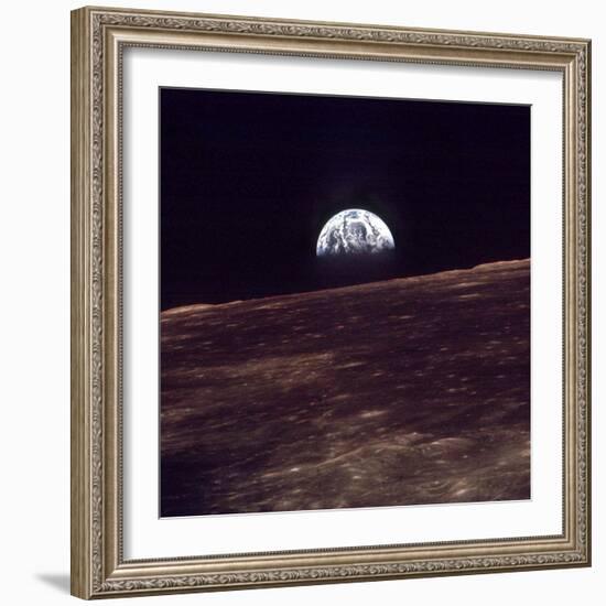 Apollo 8 Earth-null-Framed Photographic Print