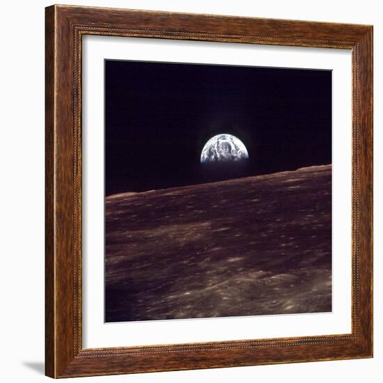 Apollo 8 Earth-null-Framed Photographic Print