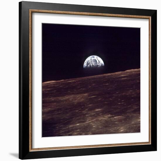 Apollo 8 Earth-null-Framed Photographic Print