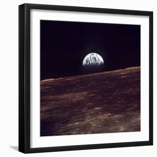 Apollo 8 Earth-null-Framed Photographic Print