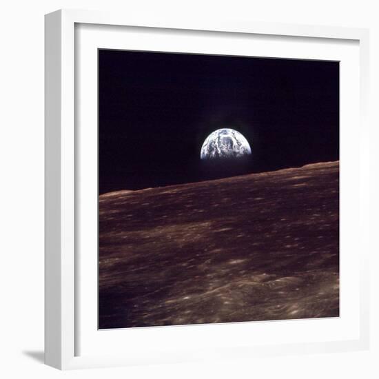 Apollo 8 Earth-null-Framed Photographic Print