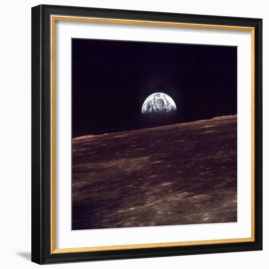 Apollo 8 Earth-null-Framed Photographic Print